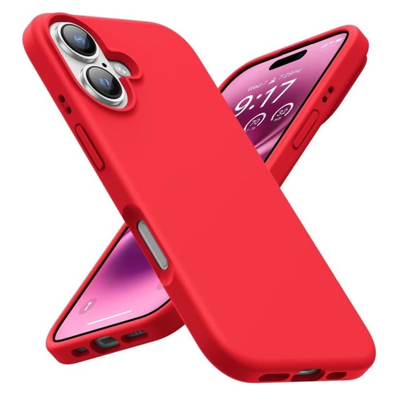Phone Shop Tri-Cities Other - iPhone 16 Silicone Flamingo Orange Bright Phone Case